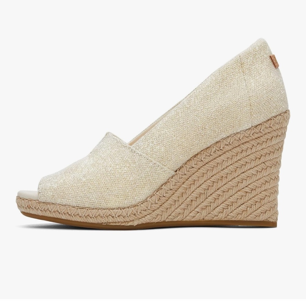 NEW- TOMS Women's Michelle Wedge Sandal - Picture 3 of 9